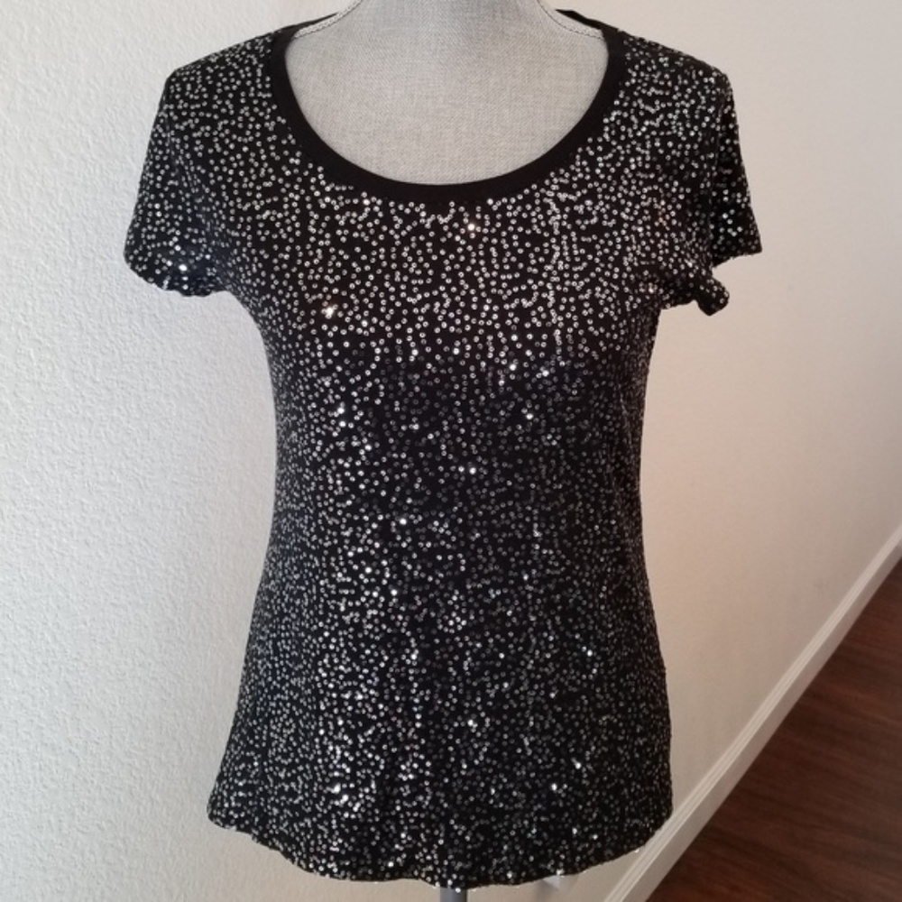 EUC Calvin Klein Sequins Shirt